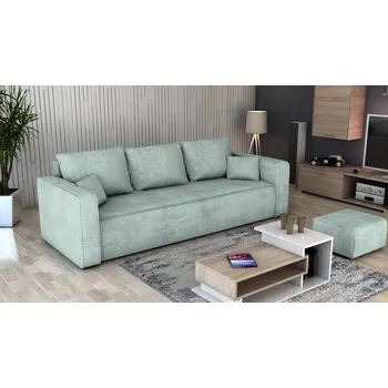 Pohovka Pohovka FIRE - světlezelená - manšestr - LINCOLN 72