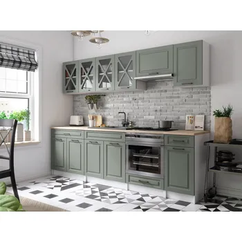 Kuchyňská linka Kuchyňská linka GERTRID 260cm - Olive