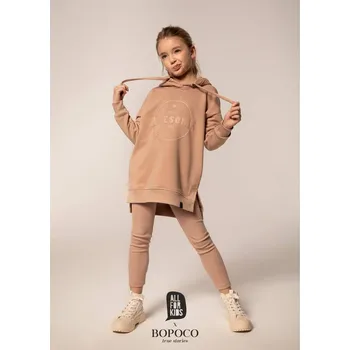 Dívčí mikina All for kids Dlouhá dívčí mikina All for kids Awesome béžová velikost: 104/110