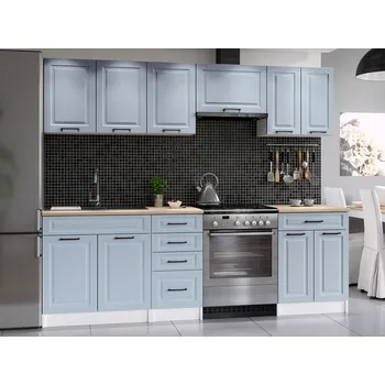 Kuchyňská linka Kuchyňská linka INGRID 240cm - Denim