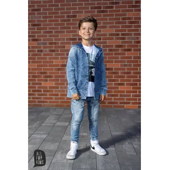 Chlapecká mikina All for kids Chlapecká mikina All for kids urban modrá velikost: 152/158