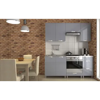 Kuchyňská linka Kuchyňská linka DELOS madera 180/180