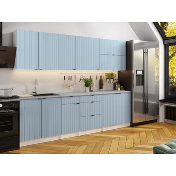 Kuchyňská skříňka Kuchyňská linka PEREA 260cm Denim
