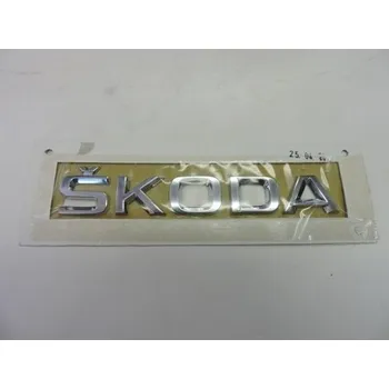 Karosérie Nápis ŠKODA, OCTAVIA II., ORIGINAL 5JA853687 2ZZ, pro RAPID, NH. Typové číslo: 5JA853687,5JA853687,5JA853687 2ZZ