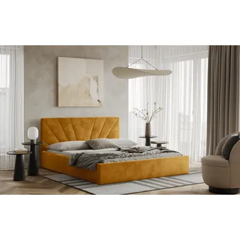 Postel Postel LATINA 120x200 zlatá s úložným prostorem