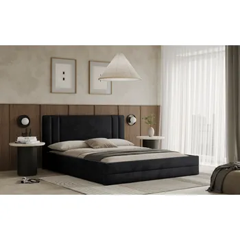 Postel Postel ALCAMO 180x200 černá s úložným prostorem