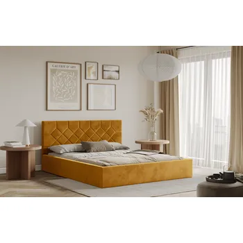 Postel Postel MARSALA 160x200 zlatá s úložným prostorem