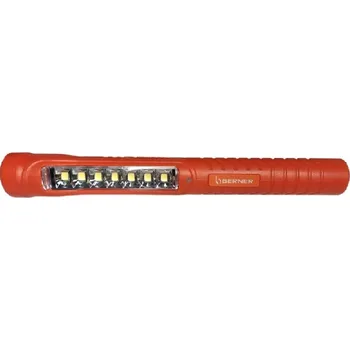 Svítilna LED kapesní tužková svítilna Berner 7+1 USB-C