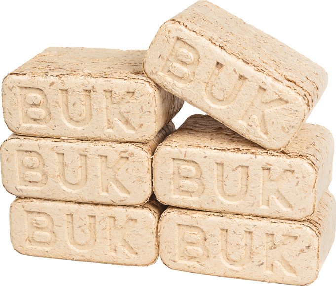 Dřevěné brikety BUK