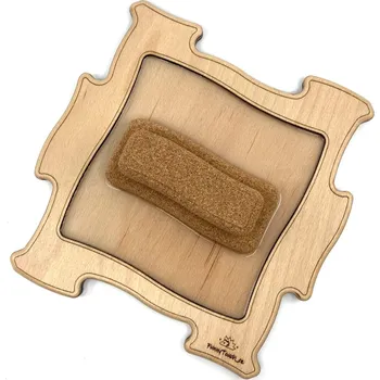 Dřevěné puzzle FunnyTouch - Masážní vlna, Transparent