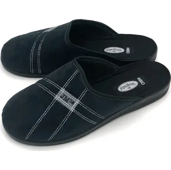 Dámská zdravotní obuv Pánská domácí obuv 4110/013 ROGALLO černá Barva: černá, Velikost: 42