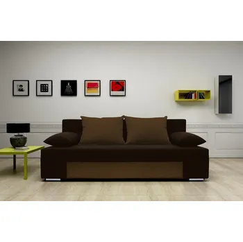 Pohovka Pohovka PALERMO tmavěhnědá-světlehnědá