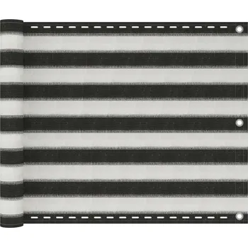 Stínicí technika ZBXL Balkónová zástěna HDPE 75x600 cm antracitová a bílá