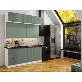 Kuchyňská skříňka Kuchyňská linka WALOS 180cm Olive