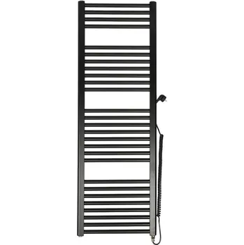 Radiátor Admiral Koupelnový radiátor MYRA II, 450 × 1320 mm, 400 W, plochý, elektrický, černý KD22 450/1320 400W ČERNÁ