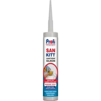 stavební silikon PROFIBAUSTOFFE Sanitární silikon PROFI SAN KITT - dunkelbraun