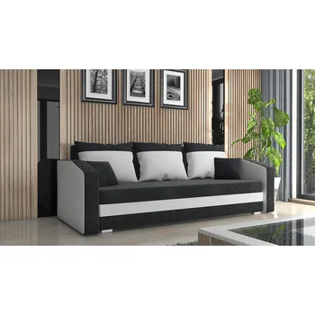 Pohovka Pohovka FABIO 3 černo-bílá