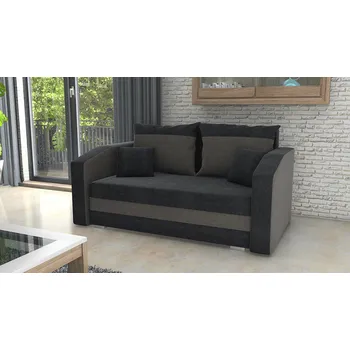 Pohovka Pohovka FABIO 2 černo-tmavěšedá