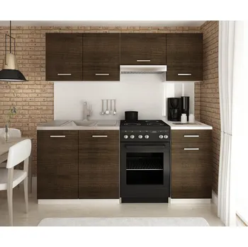 Kuchyňská linka Kuchyňská linka LUIZA 180x120 - Wenge