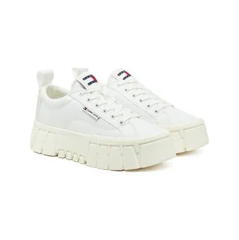 Pánská obuv Plátěnky Tommy Jeans EN0EN02793 Bílá 41