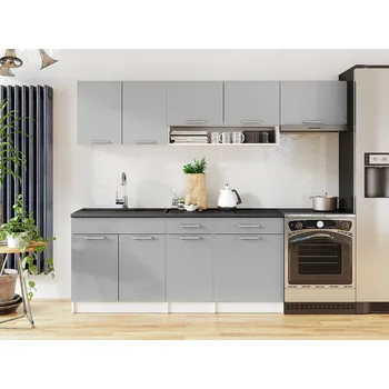 Kuchyňská linka Kuchyňská linka VIVIEN 240cm - Popel