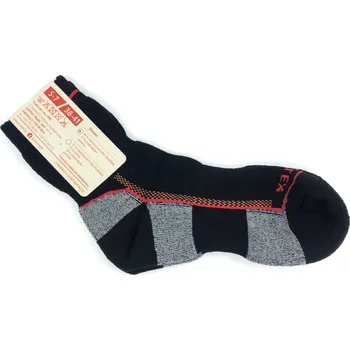 Dámské ponožky Ponožky Surtex 90% Merino ZIMA Černé s šedou 38 - 41