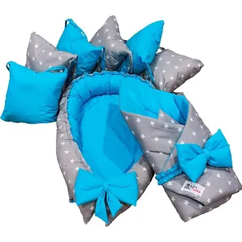 Hnízdečko pro miminko BabyTýpka Sada S Stars blue