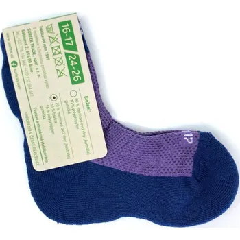 Ponožky Surtex 70% Merino Modré s fialovou 34 - 35