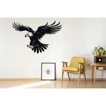 Samolepící dekorace Lepy.cz Samolepka na zeď Orel Velikost (šířka x výška): 60x40cm, Barevná varianta: Tmavě modrá