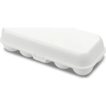 Figurka Koziol Box na 10 ks vajec Eggs To Go bílá bavlna