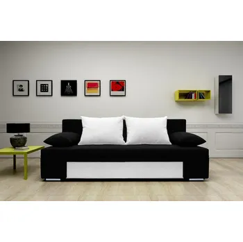 Pohovka Pohovka PALERMO černo-bílá