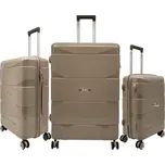 DZL cestovní kufry sada 3ks PP003 Barva: Champagne