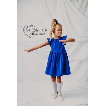 Dívčí šaty Dívčí šaty Bella modré velikost: 98/104