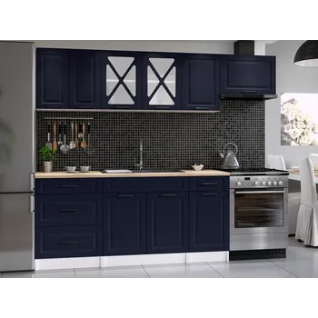 Kuchyňská linka Kuchyňská linka MARGID 240cm - Marine blue