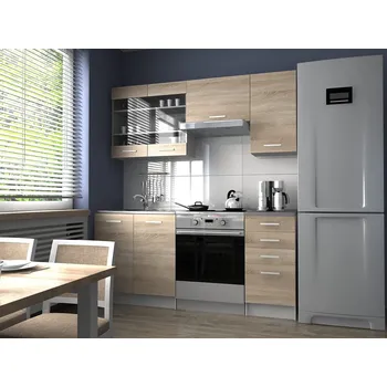 Kuchyňská linka Kuchyňská linka PAMELA 180x120 - Sonoma