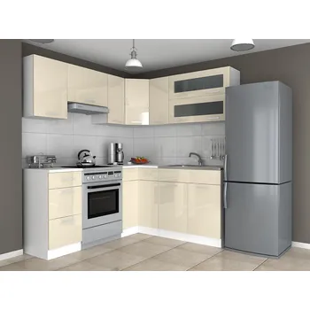 Kuchyňská linka Kuchyňská linka TAMARA 360/300 Jasmín lesk