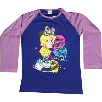 xcena Minnie Mouse bavlněné tričko fialové Velikost: 3 roky