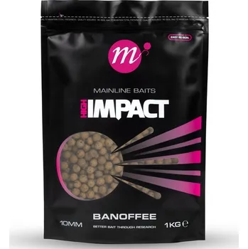 Návnadová surovina MAINLINE - Boilies Hi Impact Banoffee 10 mm 1 kg
