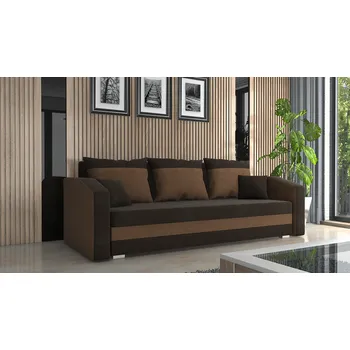 Pohovka Pohovka FABIO 3 tmavěhnědá-světlehnědá