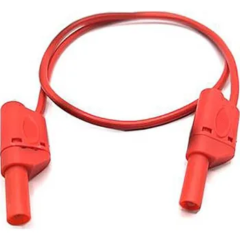 Měřicí kabel Mueller Electric 22.421-.25M-2 měřicí kabel banánková zástrčka 4 mm banánková zástrčka 4 mm 0.25 m červená 1 ks