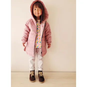 Dívčí bunda Dívčí podzimní bunda NUNU pink velikost: 140/146