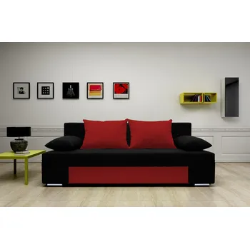 Pohovka Pohovka PALERMO černo-červená