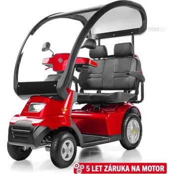 Elektrický invalidní skútr AFIKIM Afiscooter S4 / dvousedadlový / se střechou