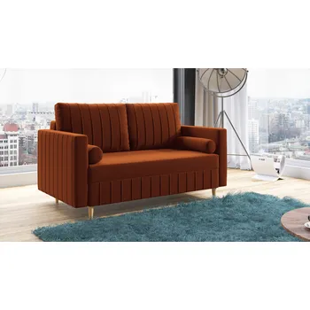 Pohovka Pohovka RUFUS oranžová - DREAM VELVET 202.42