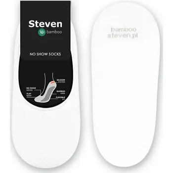 Dámské ponožky Bílé nízké unisex ponožky Art.036 BA010, WHITE Velikost: 41/43