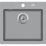 Teka Clivo Vestavný dřez 50 S-TQ 1B AM, 490 × 455 × 190 mm, šedý 40148011