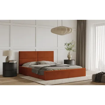 Postel Postel WASTO 160x200 měděná s úložným prostorem