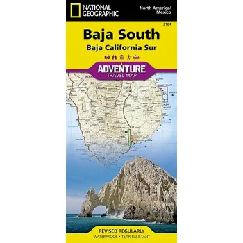 National Geographic Maps mapa Baja California South 1:450 tis.