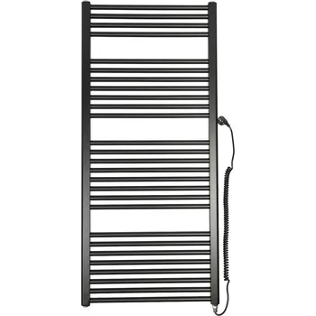 Radiátor Admiral Koupelnový radiátor MYRA II, 600 × 1320 mm, 600 W, plochý, elektrický, černý KD22 600/1320 600W ČERNÁ