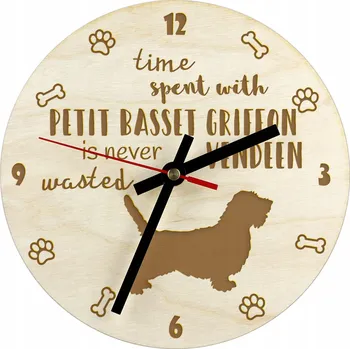 Hodiny Nástěnné hodiny Art-Dog béžové 20 cm